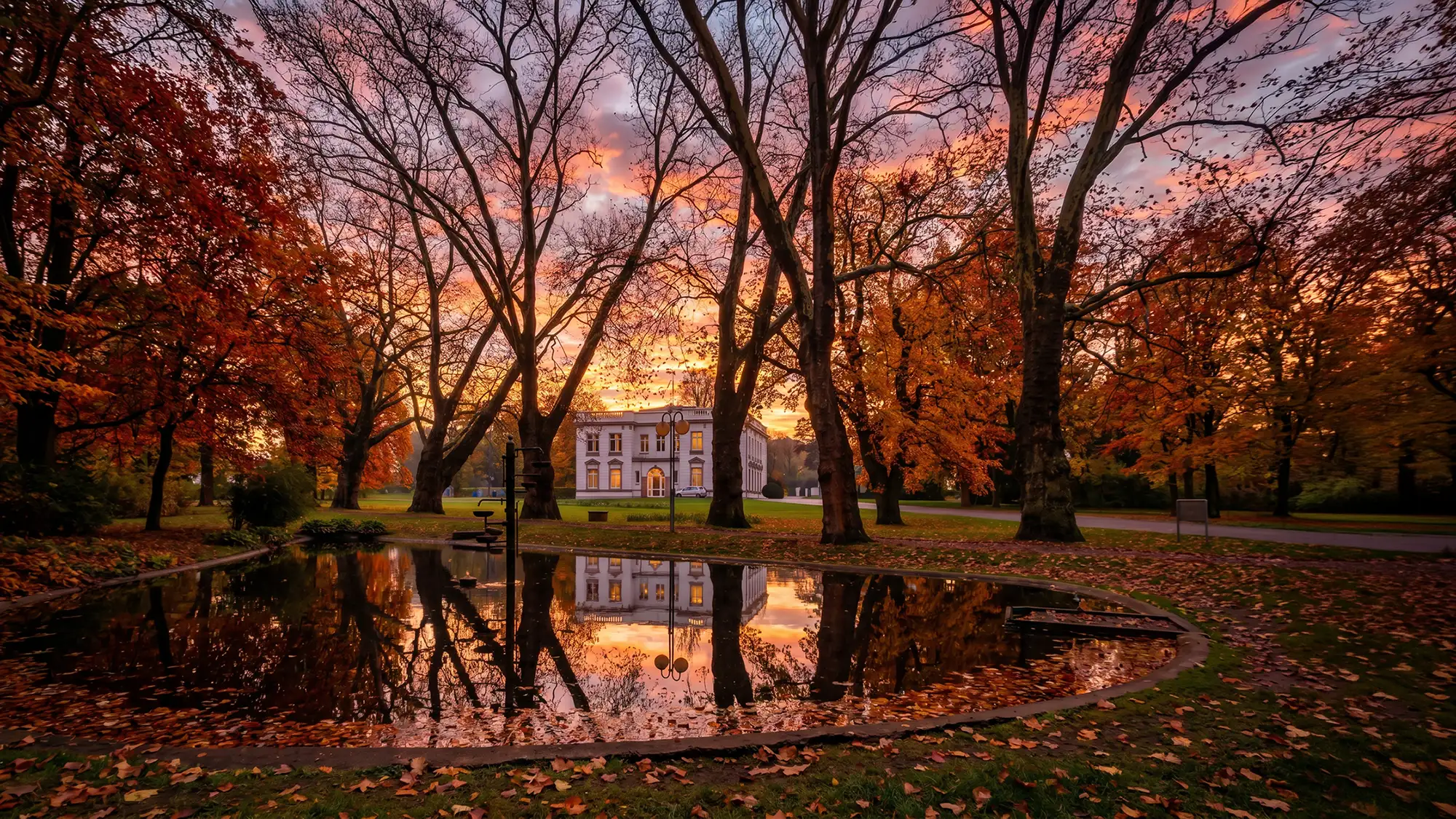 TERRAbyte Medien und Marketing Agentur für Minden Bad Oeynhausen - Kurpark im Herbst